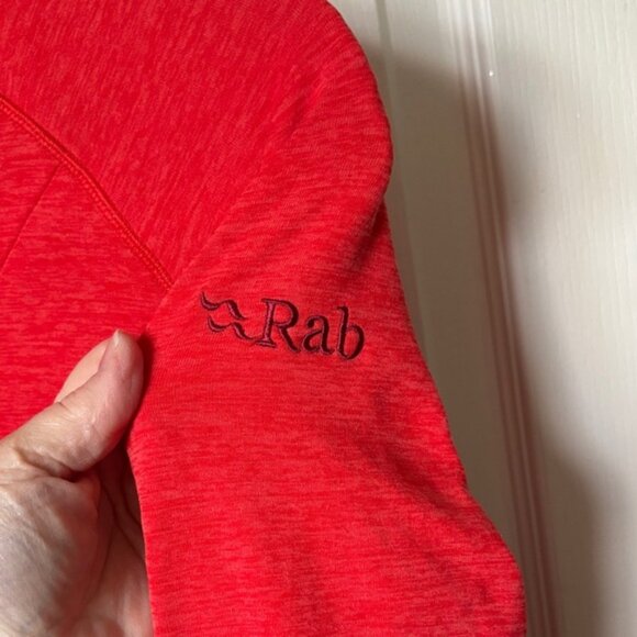 Red Quarter-Zip Women's Top - Picture 5 of 8